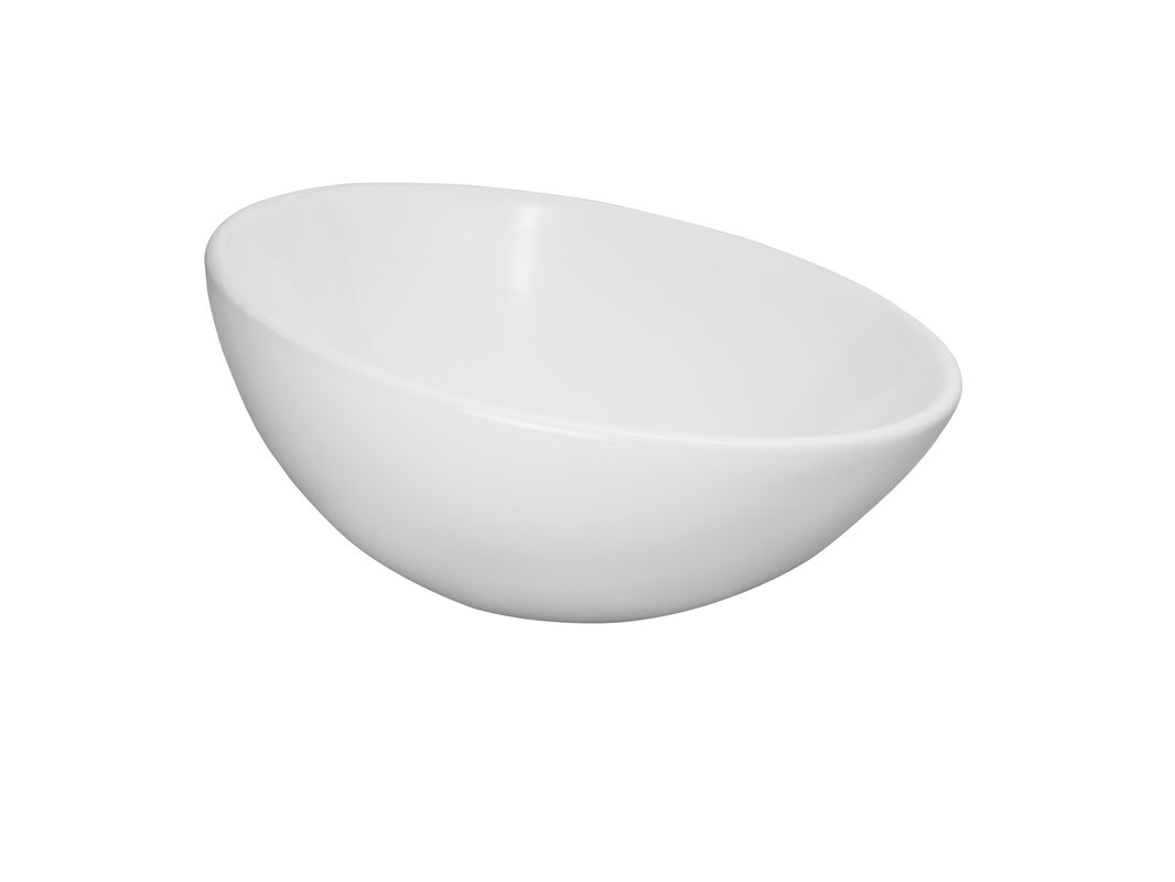 ceramic circular vessel sink drain hardware for bathroom